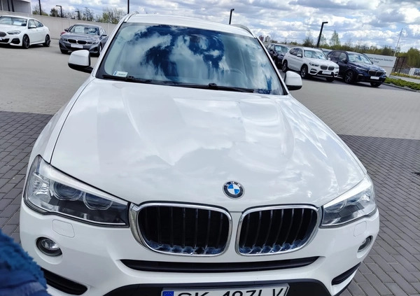 BMW X3 cena 92250 przebieg: 170735, rok produkcji 2017 z Chorzów małe 254